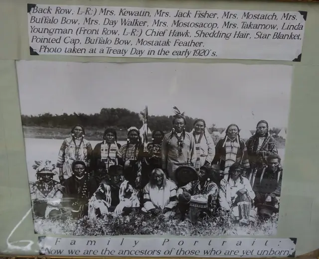 First Nations Treaty Day family portrait, early 1920s